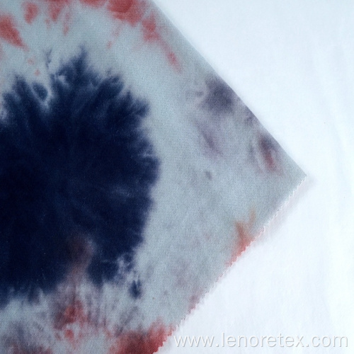 Cotton Tie-dyed Small Loop Knitting French Terry Fabric